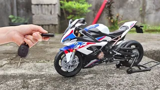 Unboxing of BMW S1000RR Bike | Diecast Bike | Scale Model Bike | Welly BMW S1000RR |