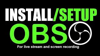 How to download, install, and configure obs studio for live stream & Screen recording 2023 tutorial