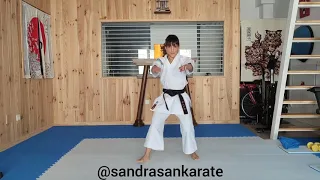 Transferencia a movimientos de katas con ejercicios Isoinerciales (HandyGym). Sandra Sánchez karate