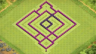 Clash Of Clans | Town Hall 7 Dark Elixir Base | Without Barbarian king!