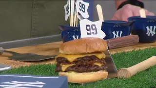 Try the '99 Burger,' at Yankees Stadium on Opening Day