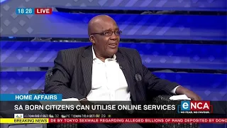 In conversation with Home Affairs Minister Dr Aaron Motsoaledi