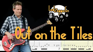 Led Zeppelin - Out on the Tiles (Bass Tabs + Notation) By  @ChamisBass