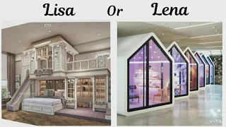 Lisa or lena💕(aesthetic room, bedroom and furniture decor) pick one game