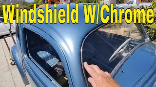 VW Beetle Window Windshield With Chrome How I install them