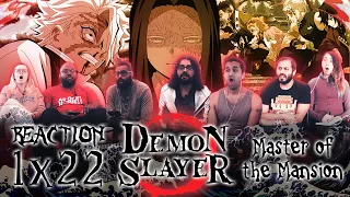 Demon Slayer - 1x22 Master of the Mansion - Group Reaction