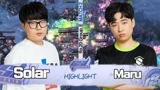 그에게 불가능이란 없어 | 2022 GSL 시즌2 20강 E조 2경기 | 강민수(Solar), 조성주(Maru)