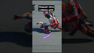 Marquez vs Rossi berakhir jatuh