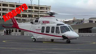 Honeywell Flight Test AW-139 N139H Long Startup • HAI Heli-Expo 2024