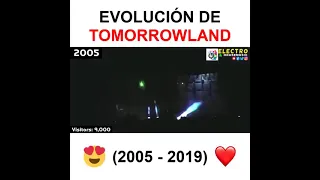 electro evolucion Tomorrowland 2005/2019