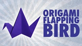 Origami Flapping Bird (Folding Instructions)