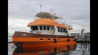 19 m Steel Trawler for Disabled Persons with Wheelchair and Special Needs Yacht For Sale Walkthrough