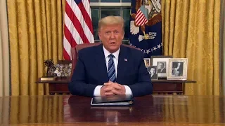 President Donald Trump Oval Office Address To The Nation on Coronavirus Pandemic  3/11/20