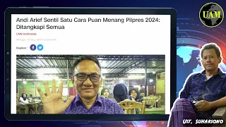 Puan Maharani Bisa Menang..!! Andi Arief: Jegal Lawan Politik dan Kriminalkan; Mudah...?!