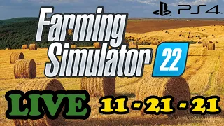 First Look at FS22 Just Released NEW - Farming Simulator 22 Live PS4