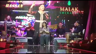 سعاد حسن في رائعة أوقات بتحلو للسيدة وردةStar Souad Hassan a Malak Emeraude Restaurant Marrakech