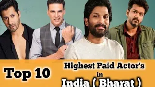 Top 10 highest paid actor in india 2024 | भारत के 10 सबसे ज्यादा पैसे चार्ज करने वाले अभिनेता