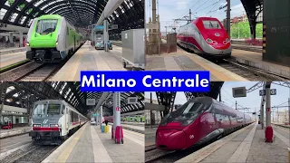 Treni pomeridiani di tutti i tipi a MILANO CENTRALE! [parte 1/2]
