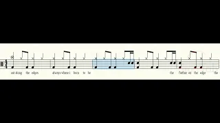 Danger Zone-Kenny Loggins #drumtab #드럼악보 #drumscore #drumsheetmusic #drumnotation