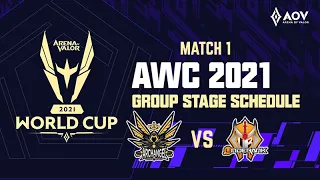 Archangel vs UndeRank - MATCH 1 | AWC 2021 Grup Stage Day 4 - Garena AOV Indonesia