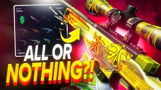 ALL OR NOTHING UPGRADING ALL SKINS ON HELLCASE!