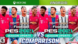 eFootball PES 2021 Xbox One Vs Android