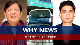UNTV: Why News | October 25, 2022
