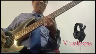 Masuk HadiratNya Dengan Hati Bersyukur BASS COVER (headset recommended) #V Justbass sunday service