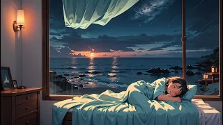 잠잘 때 듣기 좋은 음악과 잔잔한 파도 (Good music to listen to while sleeping and calm waves)