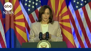 Harris visits Arizona after near-total abortion ban ruling