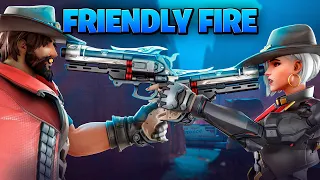 Overwatch 2, But It's FRIENDLY FIRE... (LOW RANK Edition)