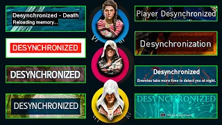 Desynchronization Screens in Assassin's Creed Games (Evolution)