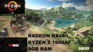 Far Cry 3 - RX 480 - Ryzen 5 1600AF - 8GB Ram