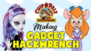 Making GADGET HACKWRENCH DOLL & THE EPIC RANGER PLANE / Monster High Doll Repaint by Poppen Atelier