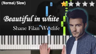 Beautiful In White | VERY EASY Piano Tutorial | Shane Filan @ Westlife