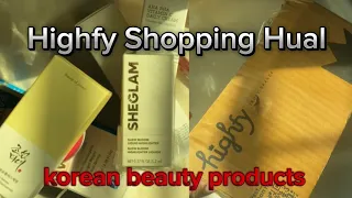 Highfy shopping hual | korean beauty products |cosrx mucin power essences | beauty of joseon