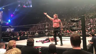 Jon Moxley Attacks Chris Jericho & Kenny Omega (AEW Double Or Nothing)