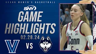Paige Bueckers scores 31 as UConn beats Villanova to win Big East title | UConn Highlights | SNY