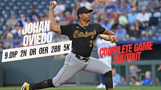 Johan Oviedo Pitching Complete Game Shutout Pirates vs Royals | 8/28/23 | MLB Highlights