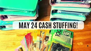 May 2024 cash stuffing single Aussie mum