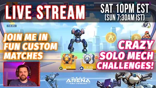 Mech Arena LIVESTREAM 10.16.21 | Custom Match Live Gameplay | Mech Arena