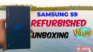 Samsung S9 UNBOXING ₹:16,999 refurbished