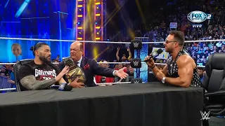 Roman Reigns y LA Knight se atacan camino a Crown Jewel 2023 - WWE Smackdown 27/10/2023 (Español)