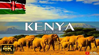 FLYING OVER KENYA (4K UHD) - Relaxing Music Along With Beautiful Nature Videos - 4K Video HD