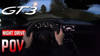 Porsche 911 GT3 POV Night Drive