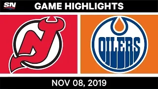 NHL Highlights | Devils vs Oilers – Nov. 8, 2019