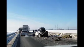 Смертельное ДТП с фурой на трассе Томск — Новосибирск