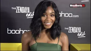 Normani from 'Fifth Harmony' arrives at boohoo 'The Zendaya Edit' Block Party