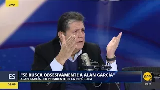 Alan García: "Se busca obsesivamente a Alan García"│RPP