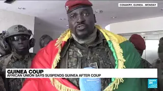 African Union says suspends Guinea after coup • FRANCE 24 English